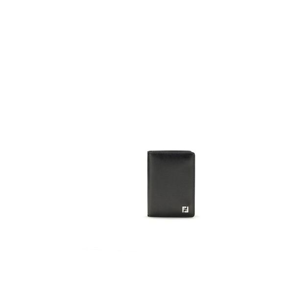 Fendi Black Calf Leather Bos Taurus Men's Wallet